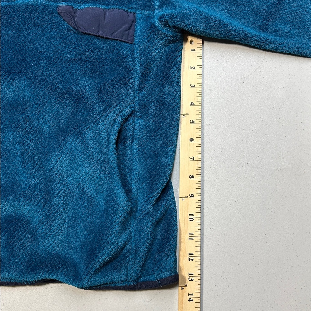Patagonia Women’s Deep Teal Fleece Snap Pullover Snap T - Small - Picture 11 of 12